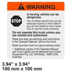 Picture of Label Warning
