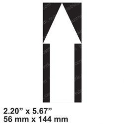 Picture of Decal - White Arrow
