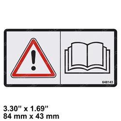 Picture of Decal - Manual Enclosed