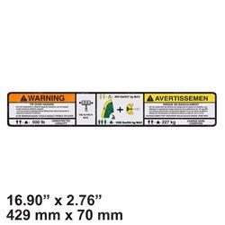 Picture of Decal-Warning Dual Cap.