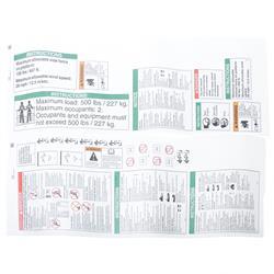 Picture of Decal Kit,z60,plat,wrd-1,ansi