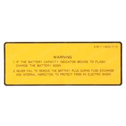 Picture of Decal - Battery Warning