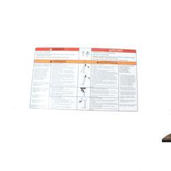 Picture of Decal Danger/Warning(eng Spa)