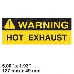 Picture of Decal - Warning Hot Exhaust