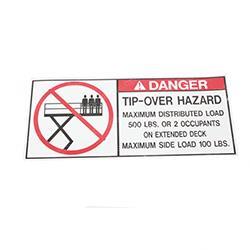 Picture of Decal - Max Load 500/2/100