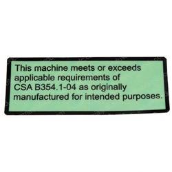 Picture of Decal Csa