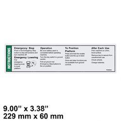 Picture of Decal - Oper Instr