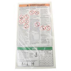 Picture of Decal Warning/Safety-Slc