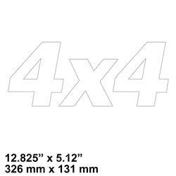 Picture of Decal - 4x4 Cosmetic