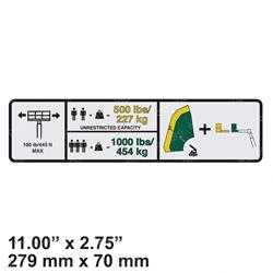 Picture of Decal-Dual Capacity(ansi)(gnd)
