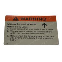 Picture of Warning Lowering Valve