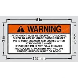 Picture of Decal - Locked Attachment
