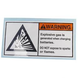 Picture of Decal - Warning Explosive Gas