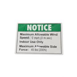 Picture of Decal Notice Side Frc/Wind Ce