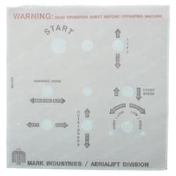 Picture of Decal, Upper Control Box
