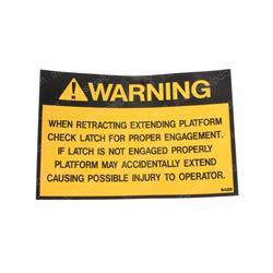 Picture of Decal - Extending Platform