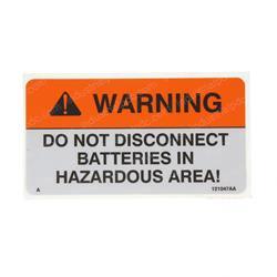 Picture of Label Do Not Disconnect