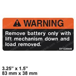 Picture of Decal - Battery Warning