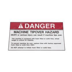 Picture of Decal - Danger Foam Fill Tires