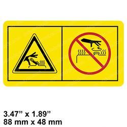 Picture of Decal - Caution Hot