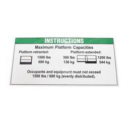 Picture of Decal-Notice-Max Cap Gs2669