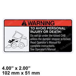 Picture of Label - Warning