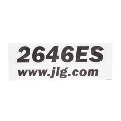 Picture of Decal- 2646es Model Desig.