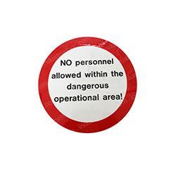 Picture of Decal - Entry Prohibit