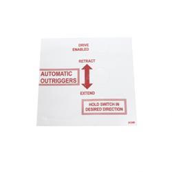 Picture of Decal - Outrigger Control
