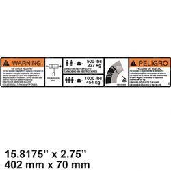 Picture of Decal-Warning Dual Cap.