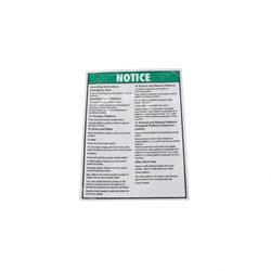Picture of Decal Notice Platform Oper Ins