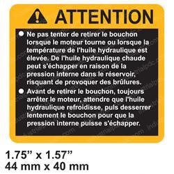 Picture of Decal - Attention