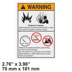 Picture of Decal - Explosion Hazard