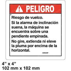 Picture of Decal Danger Tilt Alarm