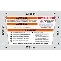 Picture of Decal Warn Danger