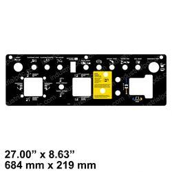 Picture of Decal-  Platform Control Panel