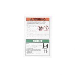 Picture of Decal - Operating Inst