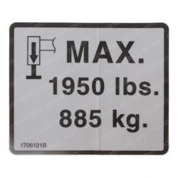 Picture of Decal - Pad Load