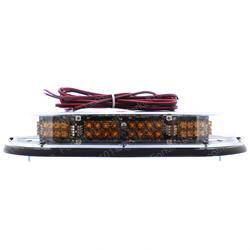 ybmmbsledfl-c/a MINI BAR LED - 17.25 IN - 12/24V - AMBER - CLEAR DOME - - PERMANENT MOUNT - CYCLES 3 FLASH PATTERNS - MFR # MMBSLEDFL-C/A