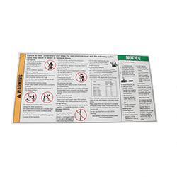 Picture of Warning Safety Set Up Decal