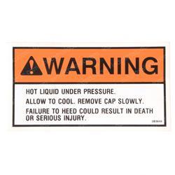 Picture of Decal/Warning Hot Liquid