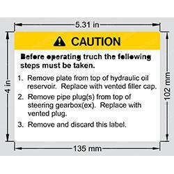 Picture of Caution Hydraulics