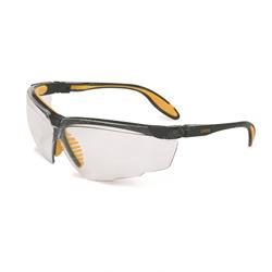 sys3520d GLASSES - SAFETY - GENESIS BLK DURA-STREME CLR