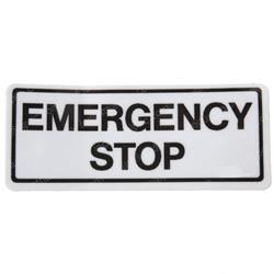 Picture of Decal - Emergency Stop