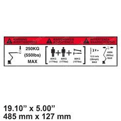 Picture of Decal - Swl 250kg-Universal