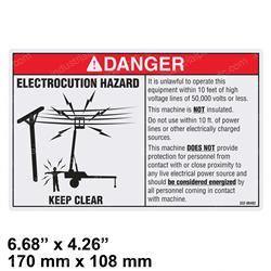Picture of Decal - Elecrocution Hazard