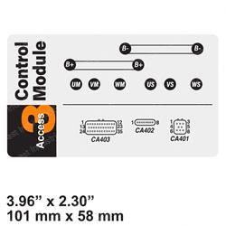 CROWN CR069623 DECAL - CONTROL MODULE ACCESS3