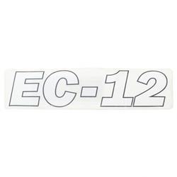 Picture of Decal Model Ec-12