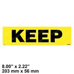 Picture of Decal - Keep