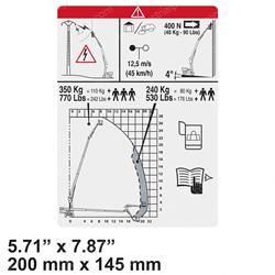 Picture of Decal - Load Height Warn 400n